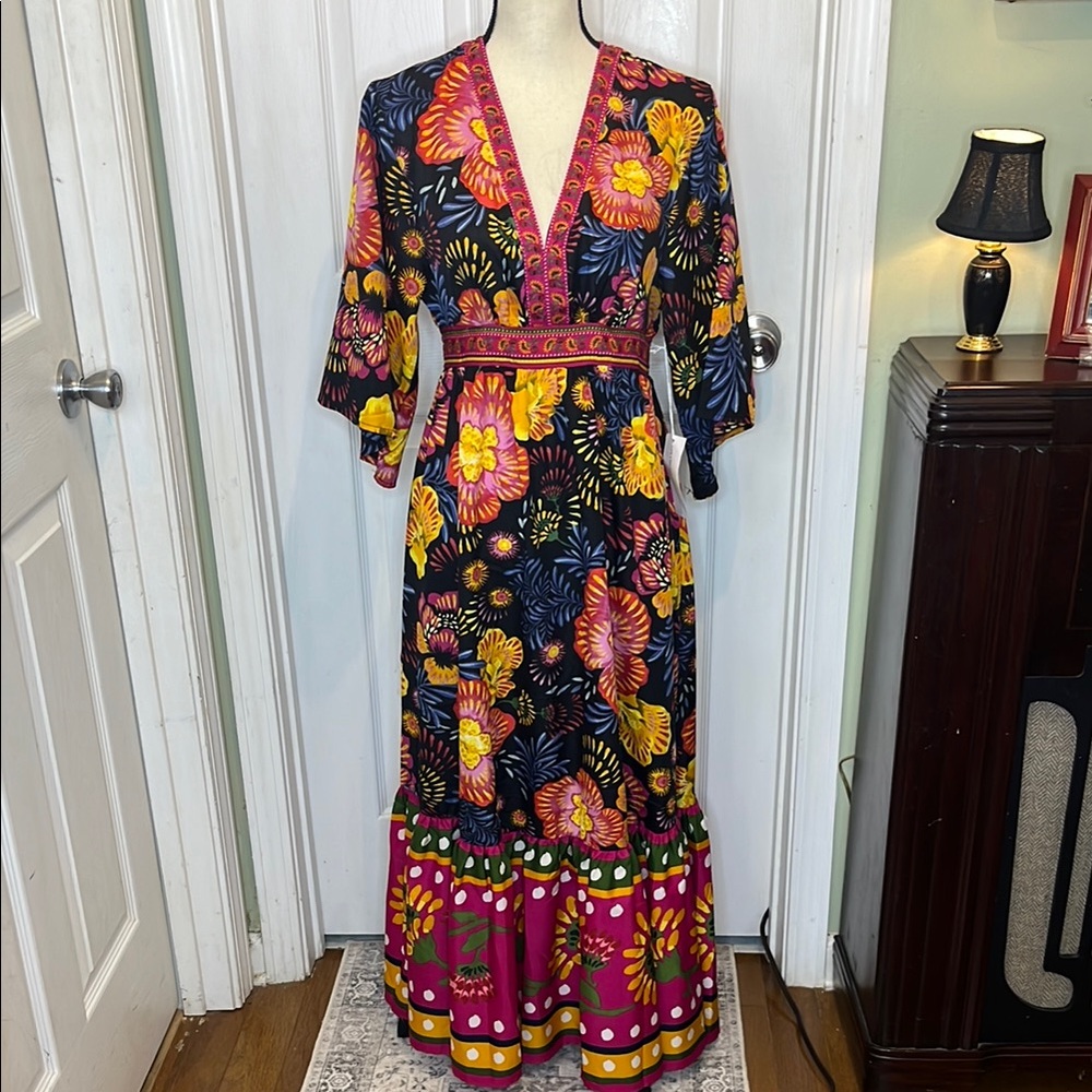 Live 4 Truth‎ Colorful Floral Maxi Dress